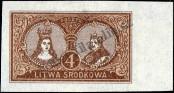 Stamp Republic of Central Lithuania Catalog number: 37/B