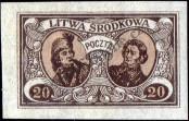 Stamp Republic of Central Lithuania Catalog number: 41/B
