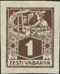 Stamp Estonia Catalog number: 33/B