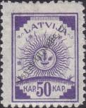 Stamp Latvia Catalog number: 49/a