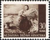Stamp Croatia Catalog number: 63